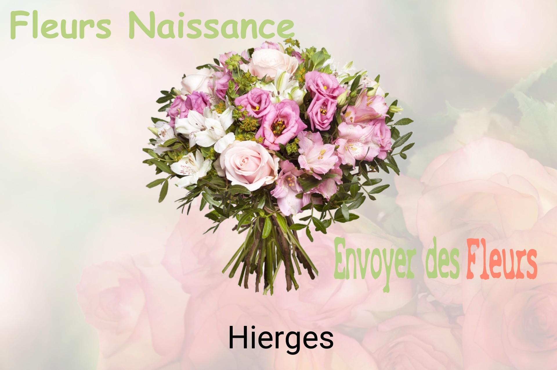 Bouquet de fleurs de naissance livré à Hierges